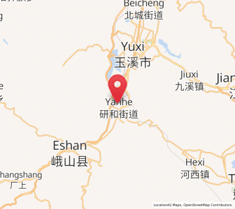 Map of Yanhe, Yunnan