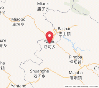 Map of Yanhe, Chongqing