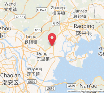 Map of Yanhong, Guangdong