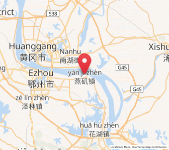 Map of Yanji, Hubei