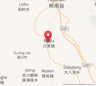 Map of Yanjia, Heilongjiang