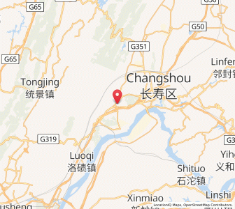 Map of Yanjia, Chongqing