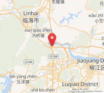 Map of Yanjiang, Zhejiang