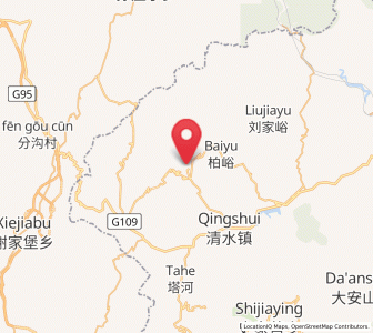 Map of Yanjiatai, Beijing