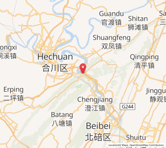 Map of Yanjing, Chongqing