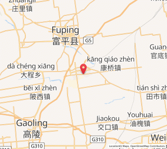Map of Yanliang, Shaanxi