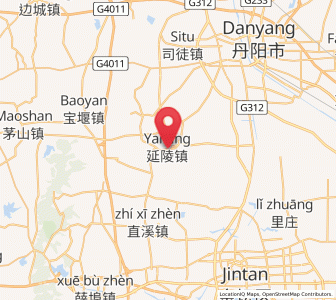 Map of Yanling, Jiangsu