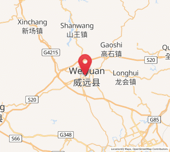 Map of Yanling, Sichuan
