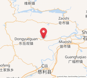 Map of Yanliupu, Hunan