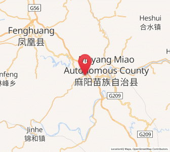 Map of Yanmen, Hunan