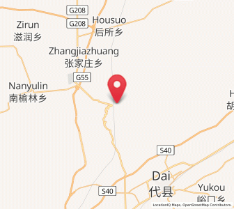 Map of Yanmenguan, Shanxi