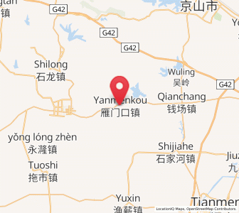 Map of Yanmenkou, Hubei