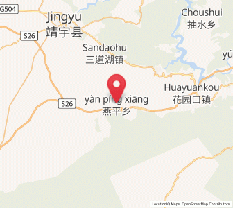 Map of Yanping, Jilin