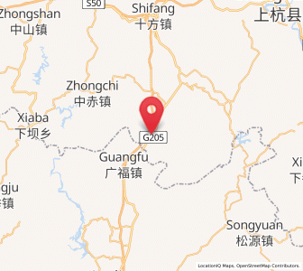 Map of Yanqian, Fujian