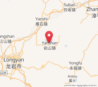 Map of Yanshan, Fujian