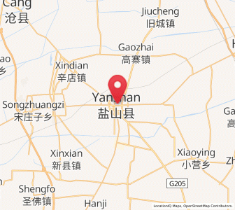 Map of Yanshan, Hebei