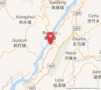 Map of Yanshan, Chongqing