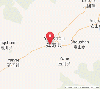 Map of Yanshou, Heilongjiang