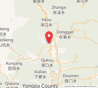 Map of Yantou, Zhejiang