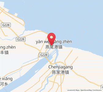 Map of Yanweigang, Jiangsu