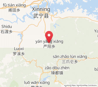 Map of Yanyang, Jiangxi