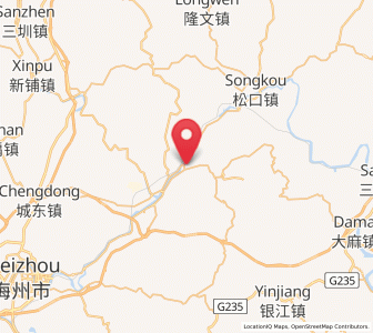 Map of Yanyang, Guangdong