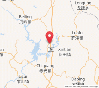 Map of Yanzhen, Guangdong