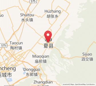 Map of Yaofeng, Shanxi
