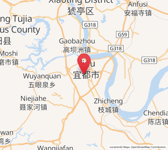 Map of Yaojiadian, Hubei