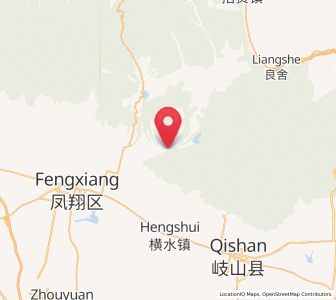 Map of Yaojiagou, Shaanxi
