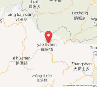 Map of Yaoli, Jiangxi