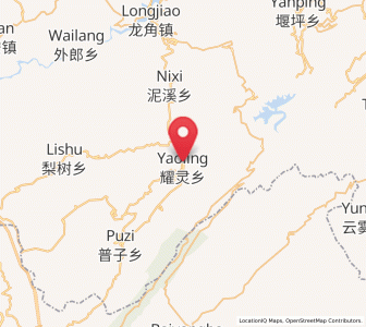 Map of Yaoling, Chongqing
