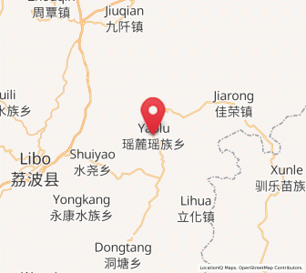Map of Yaolu, Guizhou