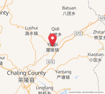 Map of Yaopi, Hunan