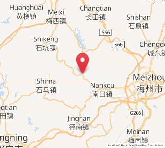 Map of Yaoshang, Guangdong