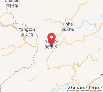 Map of Yaoshi, Hunan
