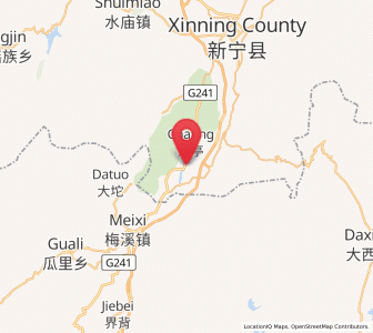 Map of Yaoshi, Hunan