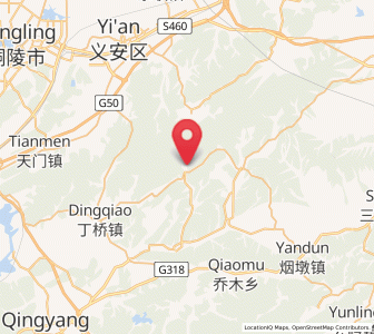 Map of Yashan, Anhui