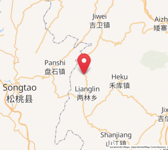 Map of Yaxi, Hunan