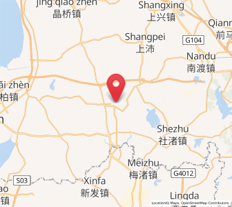 Map of Yaxi, Jiangsu