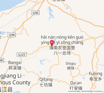 Map of Yaxing, Hainan