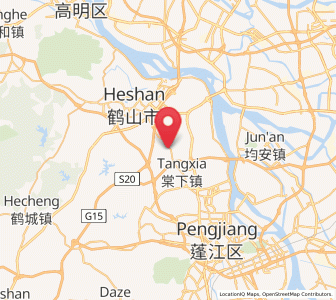 Map of Yayao, Guangdong