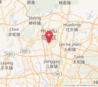 Map of Yayao, Guangdong