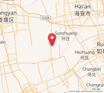 Map of Yazhou, Jiangsu