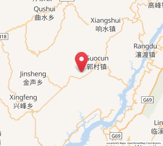 Map of Yehe, Chongqing