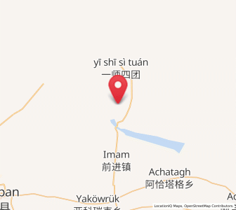 Map of Yengiawat, Xinjiang