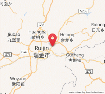 Map of Yeping, Jiangxi