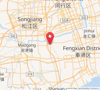 Map of Yexie, Shanghai