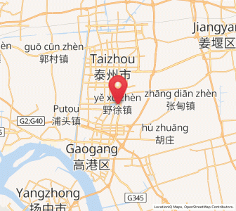 Map of Yexu, Jiangsu