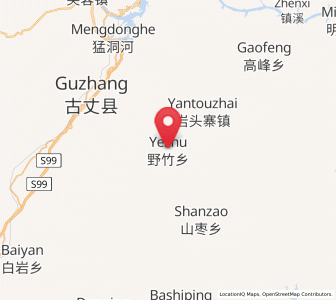 Map of Yezhu, Hunan